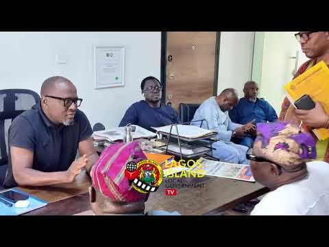 Official visit to the C. E. O. Lagos State Waste Management Authority, Dr. Muyiwa Gbadegesin