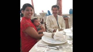 Harry Styles and some friends at Jon Geller's wedding in Hawaii Harry Styles and some friends at Jon Geller's wedding in Hawaii