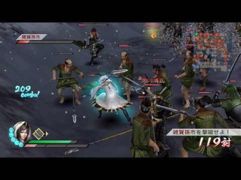 Samurai Warriors 3 (JPN) - Aya Gozen CAW Gameplay (Chaos Difficulty) (Part 3/3)