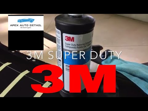 The Cutting Compound Series....Continues!  3M Super Duty Compound!!!