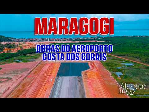 Maragogi | Obras Aeroporto Costa dos Corais | 4k Ultra HD - Imagens de Drone #maragogi #alagoas
