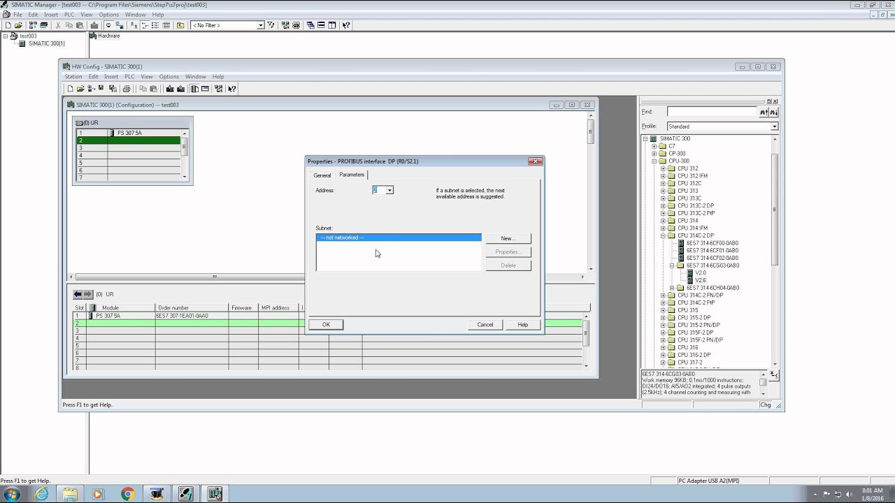 Creating a Project in Siemens Step 7