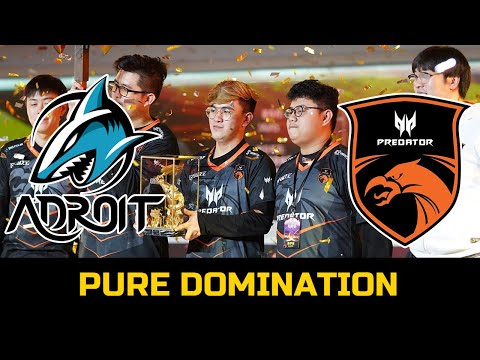 100% DOMINATION - TNC VS ADROIT ESL ONE THAILAND 2020