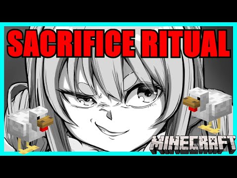 【Hololive】Pekora's Sacrifice Ritual (Chicken to Rose)【Minecraft】【Eng Sub】