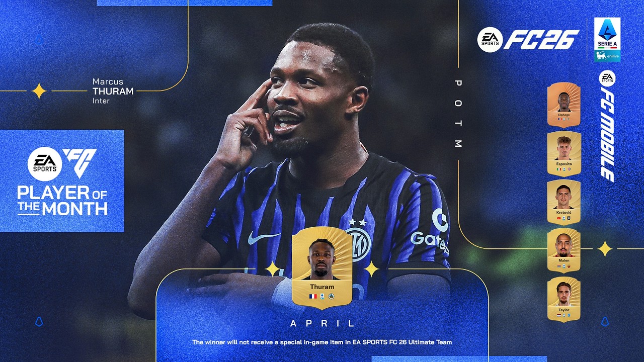 Best of Marcus Thuram | EA Sports FC Player of the Month: April 2026 | Serie A 2025/26