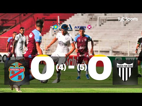 Arsenal 0 (4)-(5) 0 Chaco For Ever | Copa Argentina 2022 | 32vos de final