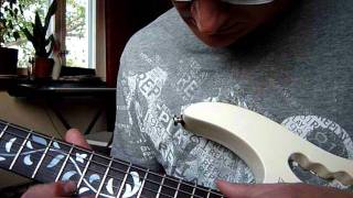 Kotipelto snowbound solo tribute  axe+synth with Guitar