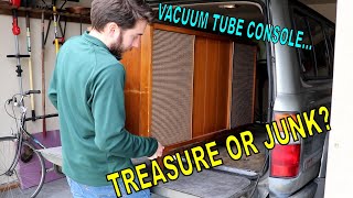 $50 Broken Stereo Console! Is It Worth Fixing?