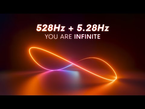 528Hz + 5.28Hz | YOU ARE INFINITE | Whole Body Cell Regeneration | Theta Binaural Brainwaves