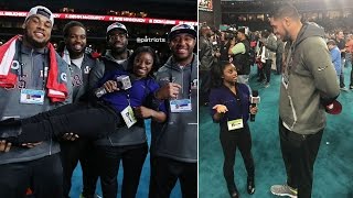 Brady Calls Simone Biles 'The GOAT' As She Takes Spotlight At Super Bowl Event