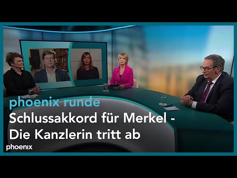 phoenix runde: Schlussakkord für Merkel - Die Kanzlerin tritt ab