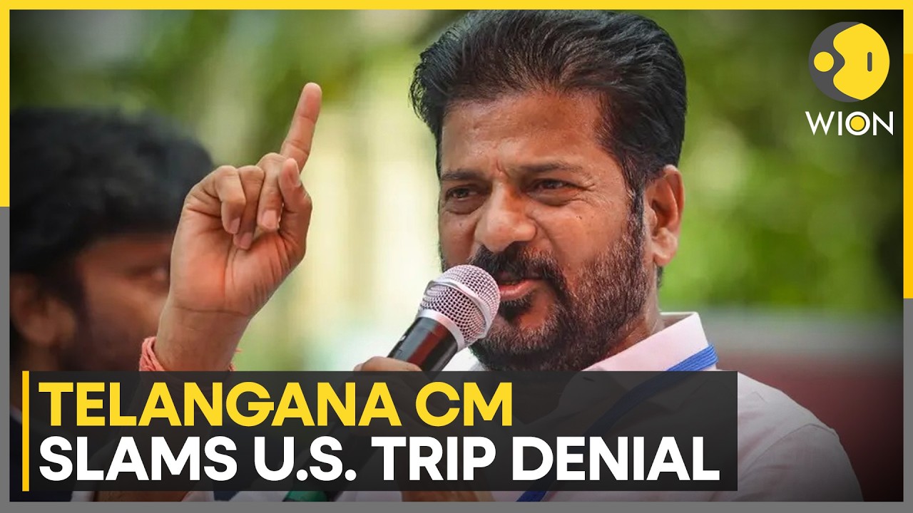 Revanth Reddy Alleges Centre Blocked US Visit, Calls It An Insult To Telangana | WION