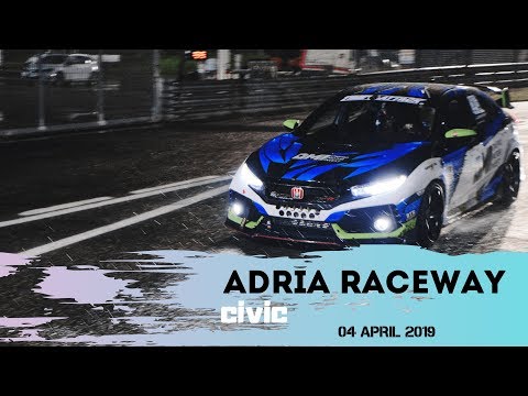 Civic Type R on Time Attack Italia 2019. Adria Raceway. Onboard.