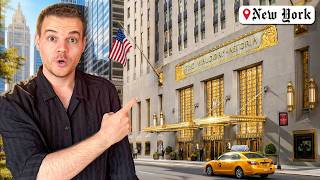 Ich übernachte im ikonischen Waldorf Astoria Hotel New York.. (1.600€ pro Nacht)