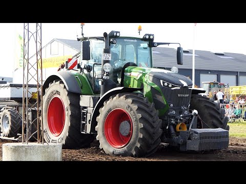 Fendt 942 Vario in front of the Sledge at Nr. Aaby Traktortræk 2021 | Tractor Pulling DK