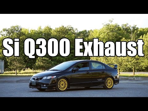 2006-2011 Honda Civic Si Exhaust - Invidia Q300 + Hybrid Racing + Skunk2