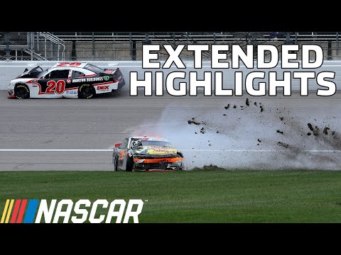 NASCAR NASCAR ハリウッドカジノ400（カンザス・スピードウェイ）Xfinityクラスの決勝ハイライト動画