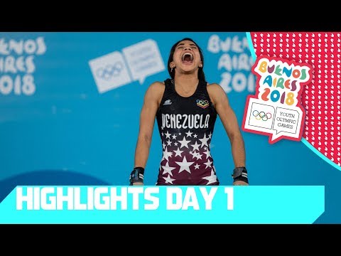 The first medals are awarded in Judo, Swimming & Weightlifting | YOG 2018 Day 1 | Top Moments