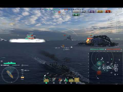 World of Warships Tier 10 UK Light Cruiser HMS Minotaur