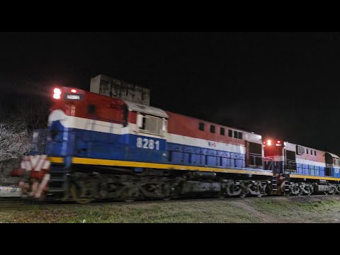 [4K] Tren vacio de NCA con destino a General Deheza pasando por Marcos Juárez!!!!!!
