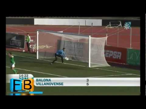 Resumen Real Balompédica Linense 3-5 CF Villanovense [J25] 2ªB Grupo IV 2011-12 19/02/12