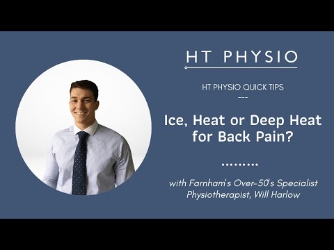 Ice, Heat or Deep Heat for Back Pain? | HT Physio Quick Tips