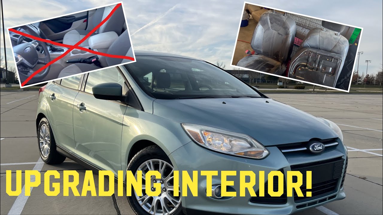 Watch video Upgrading Interior With Leather On My 2012 Ford Focus Now Upgrading Interior With Leather On My 2012 Ford Focus