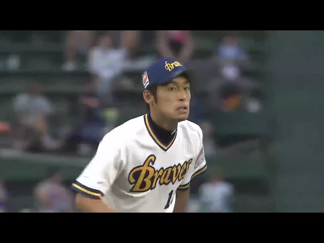 【11回表】バファローズ・佐藤達 気迫のストレートで真っ向勝負!! 2016/9/4 Bs-F