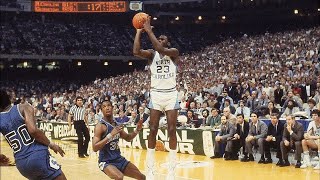 MICHAEL JORDAN Game Winner!!  1982 NCAA Championship North Carolina vs Georgetown