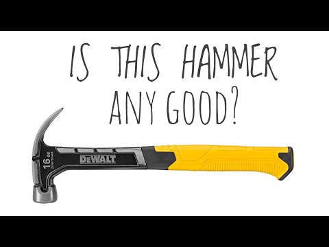 Dewalt 160z Rip Claw hammer review