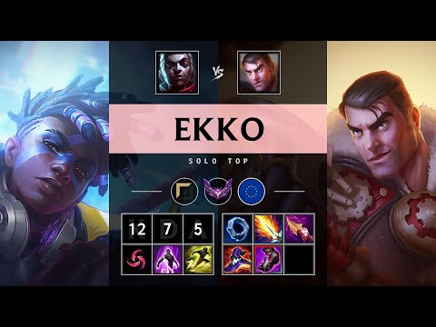 Ekko Top vs Jayce - EUW Master Patch 25.12