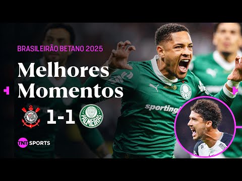 DERBY TERMINA COM PÊNALTI "POLÊMICO" E GOL CONTRA | CORINTHIANS 1X1 PALMEIRAS | MELHORES MOMENTOS
