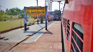 preview picture of video '18246 Bikaner - Bilaspur Express Arrival & Departure at Rajnandgaon Station (SECR)'