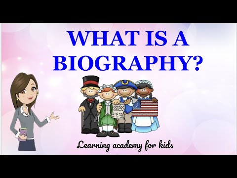 What is a Biography?