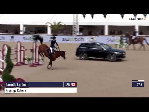 PRESTIGE KALONE et Danielle Lambert Grand Prix 145 St Tropez Hubside Jumping