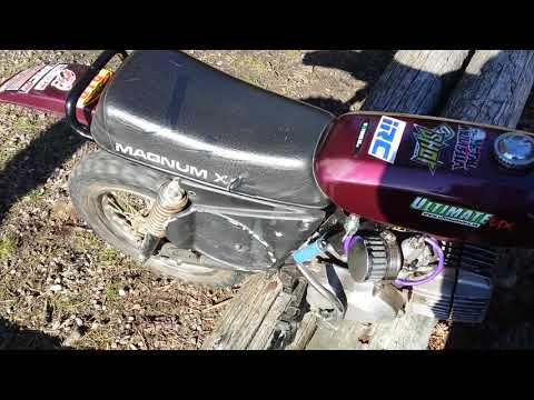 50cc Puch Magnum X tiny rev