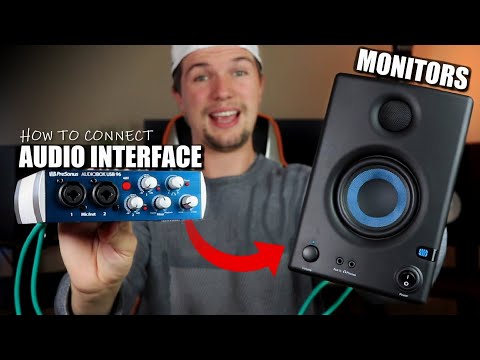 How to Connect Studio Monitors to Audio Interface | PreSonus Audiobox USB 96 & NI Komplete Audio 1
