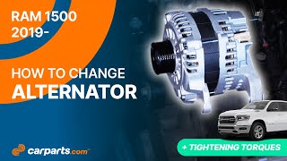 How to replace the Alternator 2019 - 2025 5.7 RAM 1500 ⚡