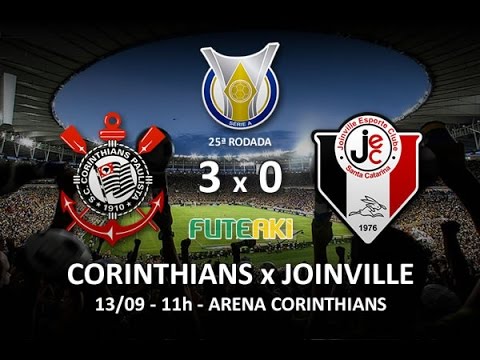 Melhores momentos: Corinthians 3 x 0 Joinville pela 25ª rodada do Brasileirão 2015