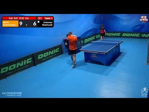 15:00 Serhii Cherniavskyi 3 - 1  Liubomyr Sheshurak West 3 WIN CUP 14.11.2022 | TABLE TENNIS WINCUP