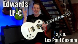 Video thumbnail for ESP Edwards E-LP-130CD (a.k.a. Les Paul Custom) - Buying a Guitar from Japan! by BrianS