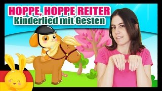 Hoppe, hoppe Reiter - Kinderlied mit Gesten - Kinderlieder zum Mitsingen -Titounis