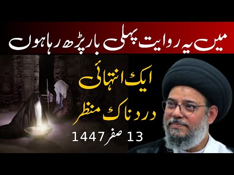 13  Safar 1447/2025 | shahadat bibi sakina s.a | Ayatullah Syed Aqeel Ul Gharavi 