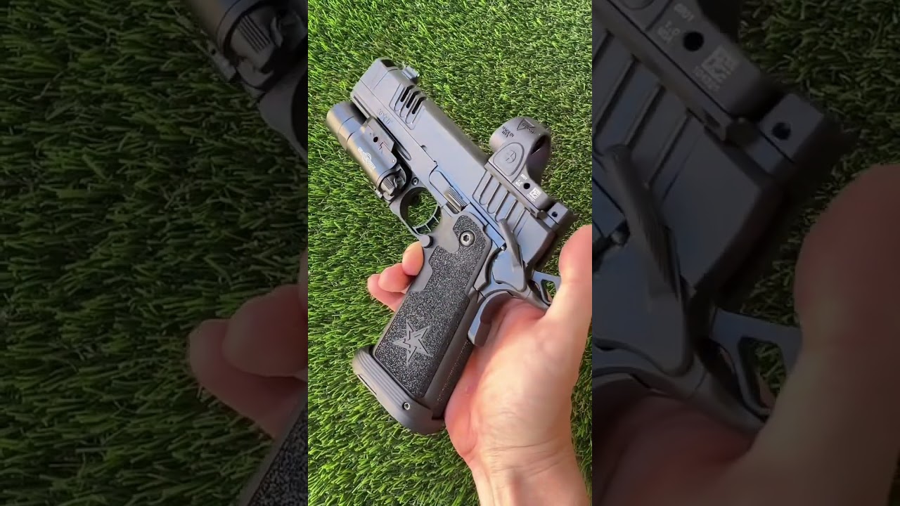 Best *RED DOT* on the Best Handgun! Trijicon SRO on a Staccato XC 2011 😎🤙 #shorts #subscribe