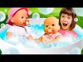 The Baby Doll Is Crying Bianca And Her Little Brother Go Swimming In A Jacuzzi Family Fun For Kids