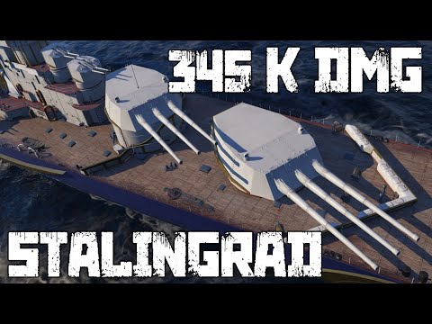 Stalingrad - Russian Bias 344K in Grand Battles - World of Warships