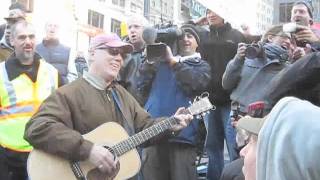 Loudon Wainwright III visits Occupy Wall Street - Unrequited to the Nth Degree