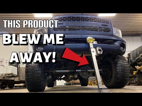 TESTING DODGE RAM STEERING BOX STABILIZER - Will it reduce steering lash?