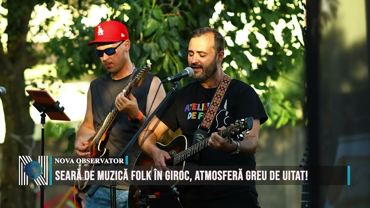 Seară de muzică folk în Giroc, atmosferă greu de uitat!