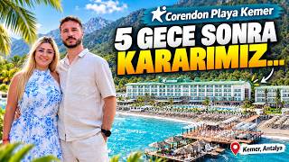 Corendon Playa Kemer 2026: Balayı İçin Değer mi? | 5 Gecelik Deneyimimiz🌴